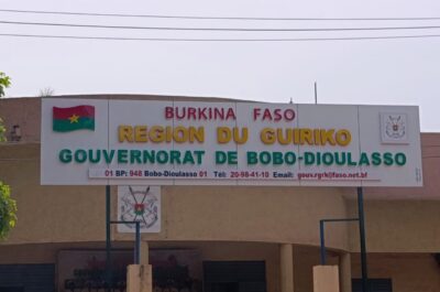 Le gouvernorat de la région du Guiriko le 24 Avril 2026